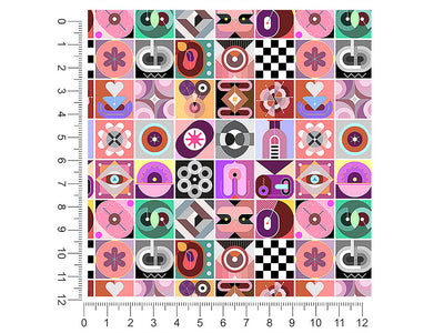 fascination combination mosaic 1ft x 1ft Craft Sheets