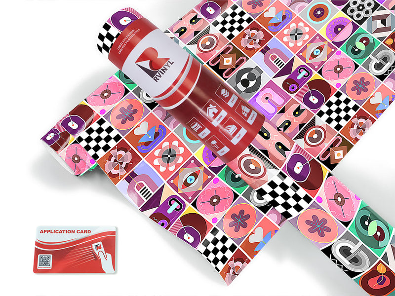 fascination combination mosaic Craft Vinyl Roll