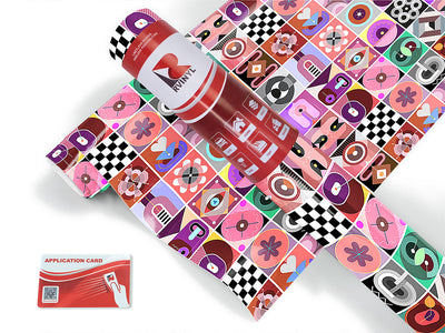 fascination combination mosaic Craft Vinyl Roll
