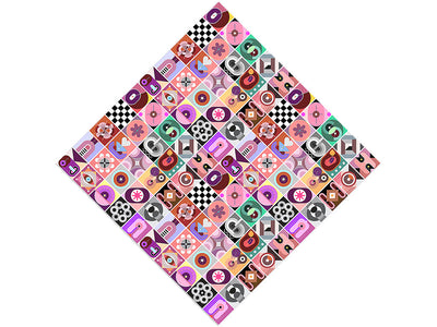 Fascination Combination Mosaic Vinyl Wrap Pattern