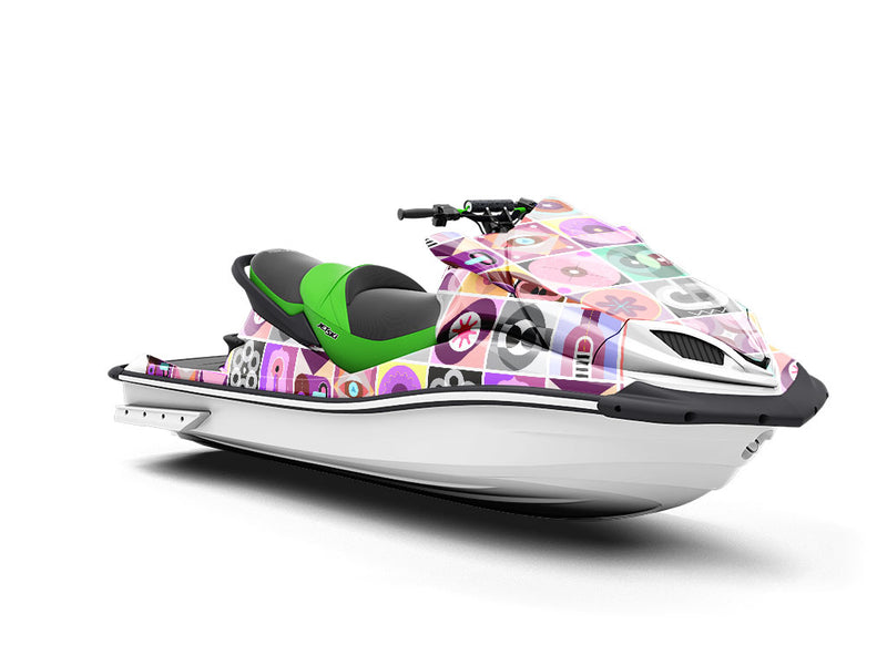 Fascination Combination Mosaic Jet Ski Vinyl Customized Wrap