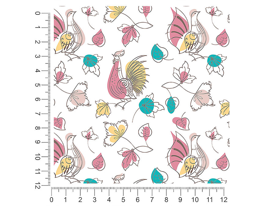 fashionable fellas bird 1ft x 1ft Craft Sheets