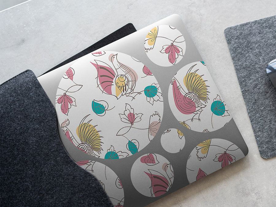 fashionable fellas bird DIY Laptop Stickers