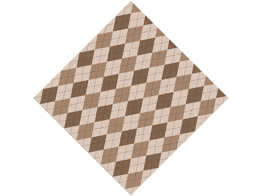 Fashionable Grandpa Argyle Vinyl Wrap Pattern