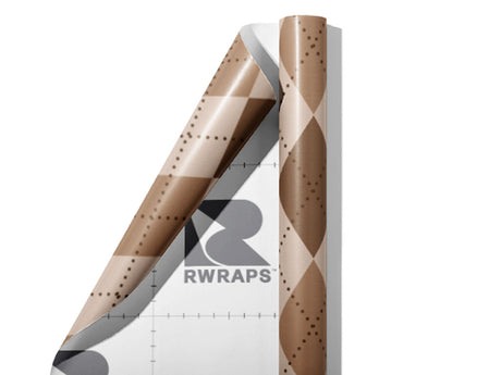 Fashionable Grandpa Argyle Wrap Film Sheets~Rwraps Series 914 Fashionable Grandpa Argyle Scrolled Sheet~3