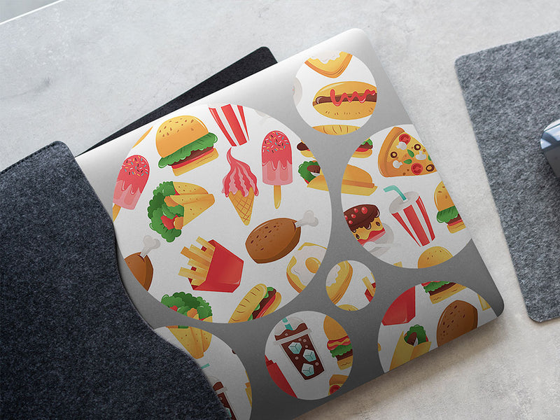 fast food  DIY Laptop Stickers