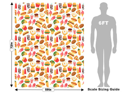 Fast Food Americana Vehicle Wrap Scale~Rwraps Series 914 Fast Food Americana Measurements~2