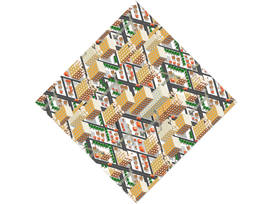 Fastest Growing Cityscape Vinyl Wrap Pattern