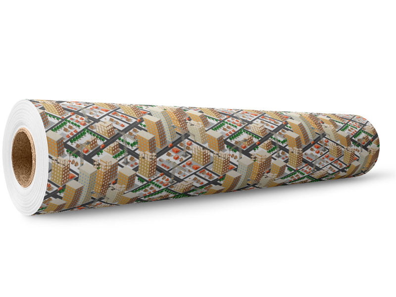 Fastest Growing Cityscape Wrap Film Wholesale Roll~Rwraps Series 914 Digitally Printed Vinyl Roll~5