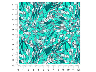 father neptune floral 1ft x 1ft Craft Sheets