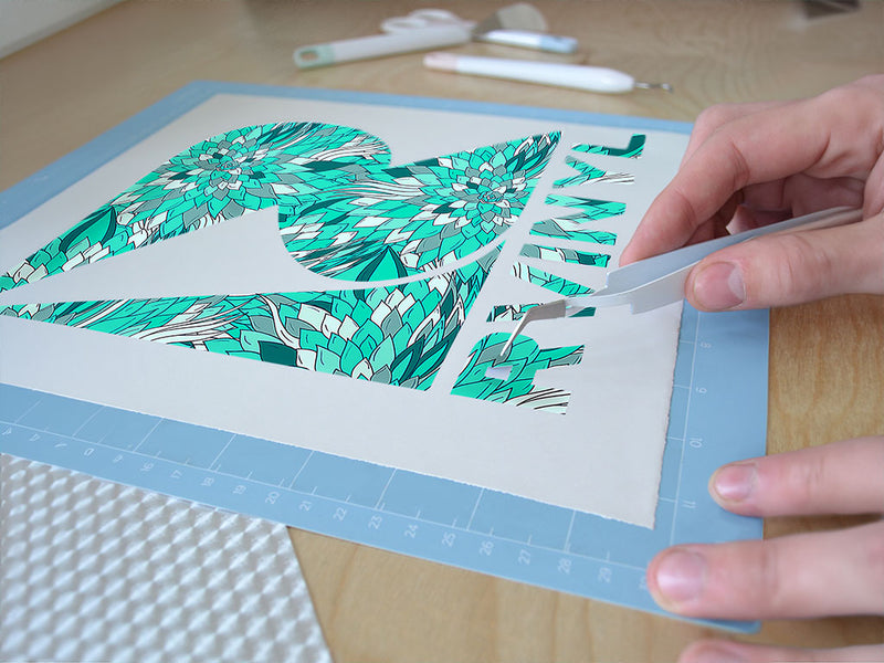 father neptune floral Easy Weed Craft Vinyl