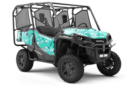 Father Neptune Floral Utility Vehicle Vinyl Wrap