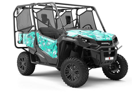 Father Neptune Floral Utility Vehicle Vinyl Wrap