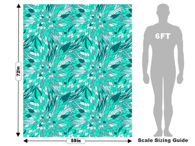 Father Neptune Floral Vehicle Wrap Scale~Rwraps Series 914 Father Neptune Floral Measurements~1
