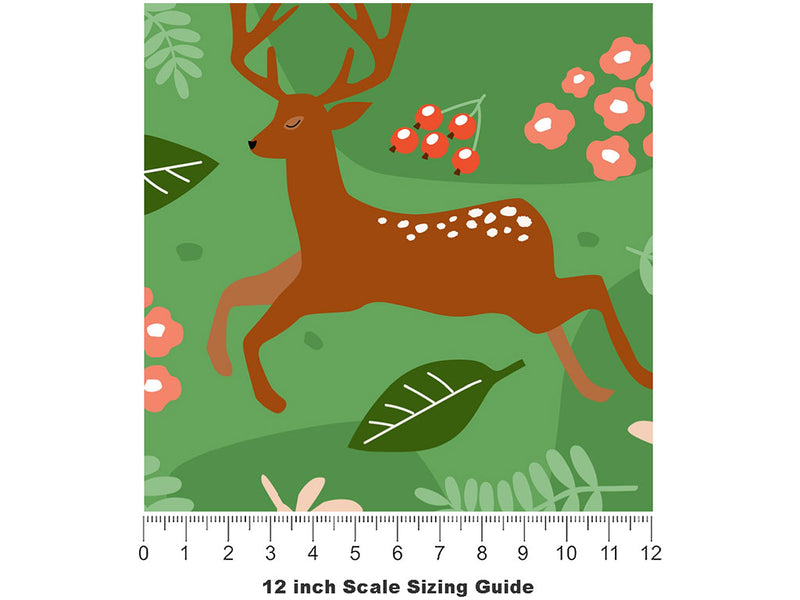 Fatherly Protection Animal Vinyl Film Pattern Size 12 inch Scale~Rwraps Fatherly Protection Animal Sizing Chart~2