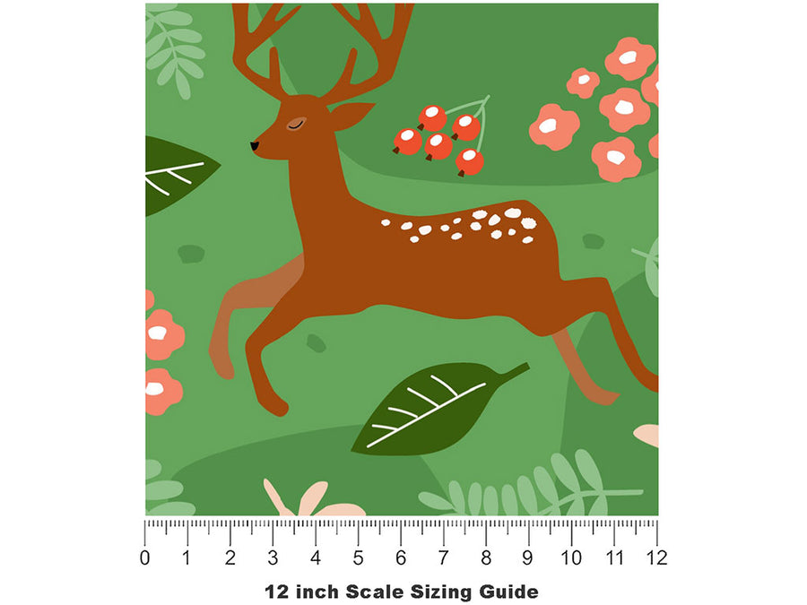 Fatherly Protection Animal Vinyl Film Pattern Size 12 inch Scale~Rwraps Fatherly Protection Animal Sizing Chart~2