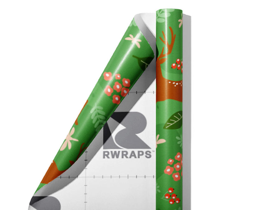 Fatherly Protection Animal Wrap Film Sheets~Rwraps Series 914 Fatherly Protection Animal Scrolled Sheet~3