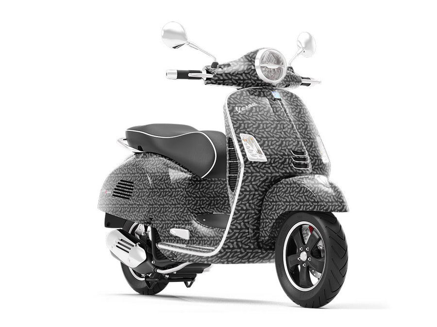 Feathered Midnight Birds Vespa Scooter Wrap Film