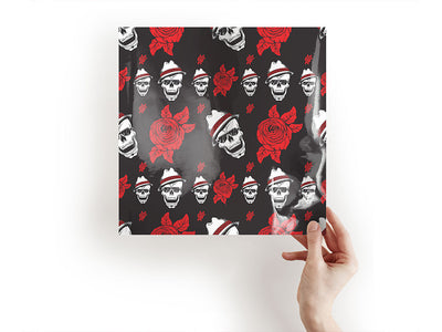 fedora skull skull and bones Craft Sheets
