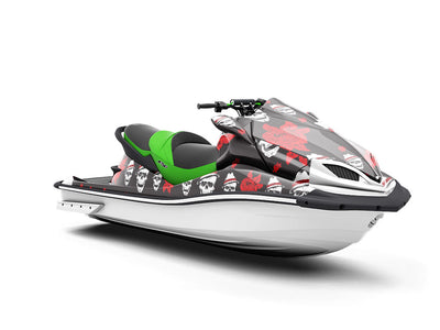 Fedora Skull Halloween Jet Ski Vinyl Customized Wrap