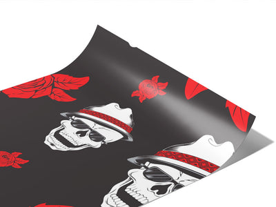 Fedora Skull Halloween Vinyl Wraps~Rwraps Series 914 Digitally Printed Vinyl Wrap~0