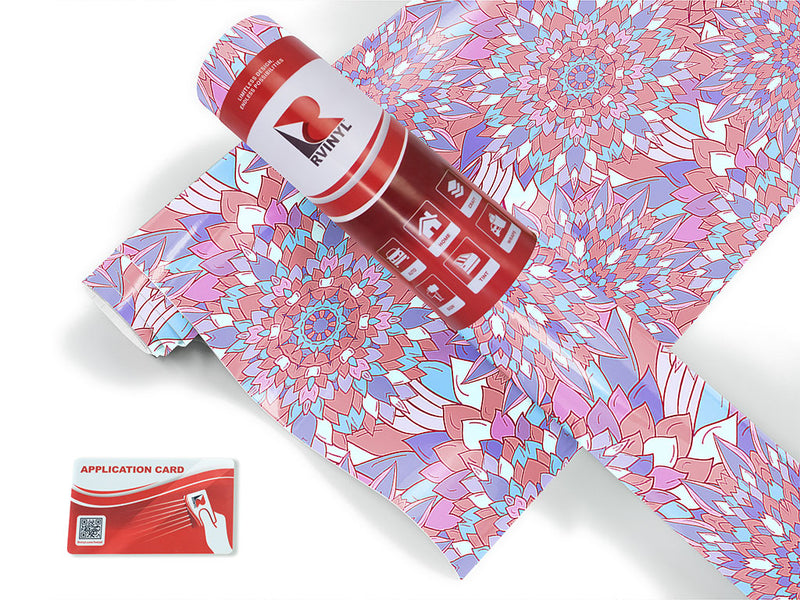 feeling good floral Craft Vinyl Roll