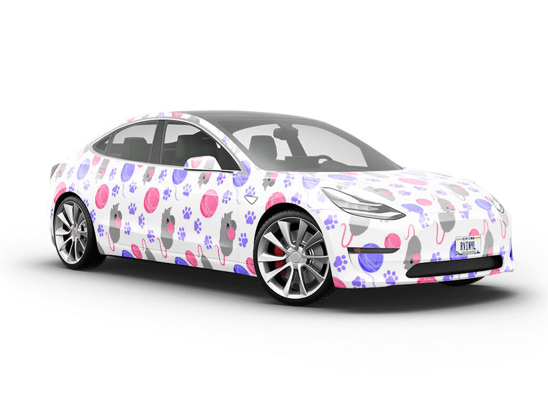 Feline Dangers Rodent Vehicle Vinyl Wrap