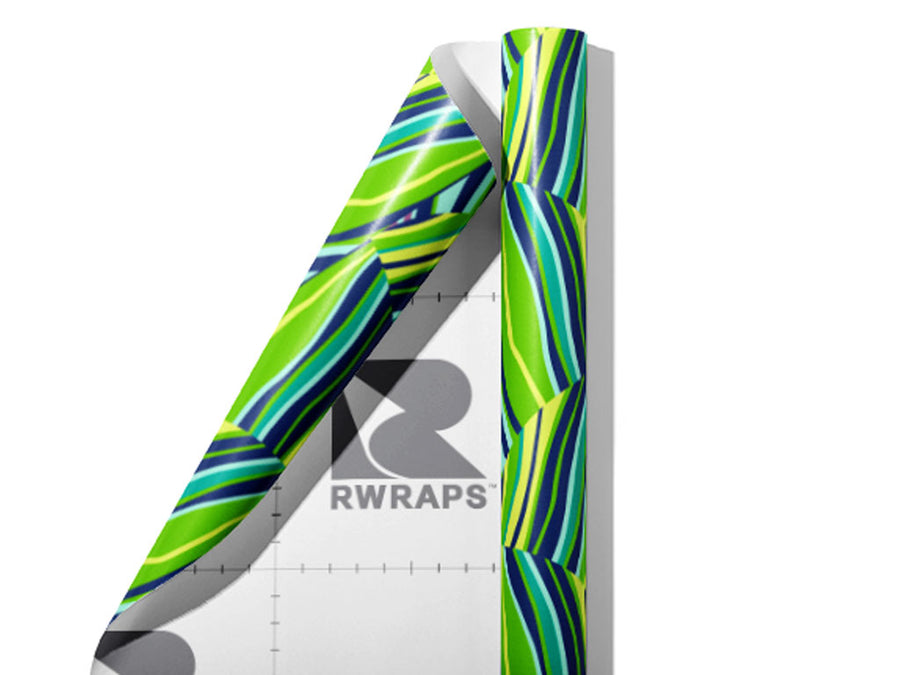 Fern Fronds Art Deco Wrap Film Sheets~Rwraps Series 914 Fern Fronds Art Deco Scrolled Sheet~3