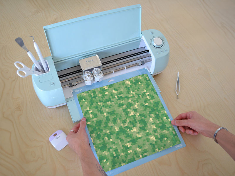 fern fronds pixel Cricut Compatible Vinyl