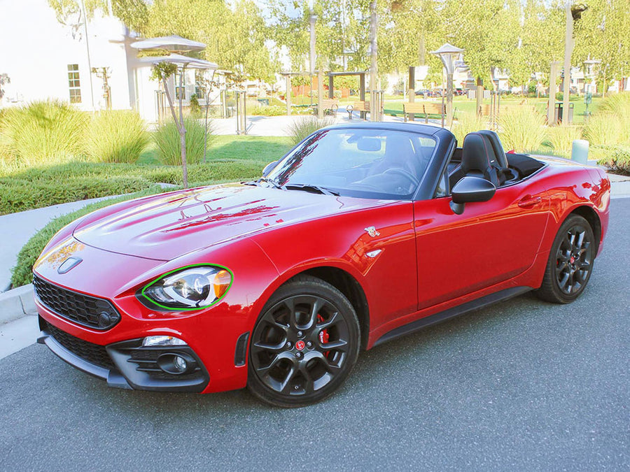 fiat 124 spider 2017-2020 Headlight Protection Installation Location