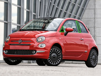 fiat 500 2012-2019 Pillar Post Trim Installation Location