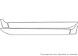500 3M Clear Bra Door Cup Precut PPF Diagram