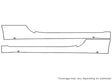 500 Avery Dennison Clear Bra Door Cup Precut PPF Diagram