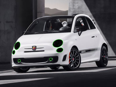 fiat 500 2012-2019 (abarth) Headlight Tint Location