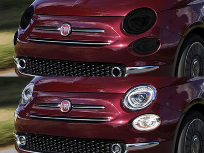 fiat 500 2012-2019 Headlight Tint Appearance