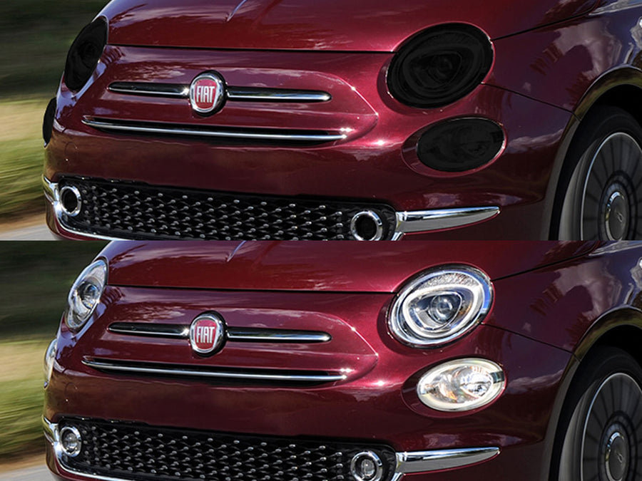 fiat 500 2012-2019 Headlight Tint Appearance