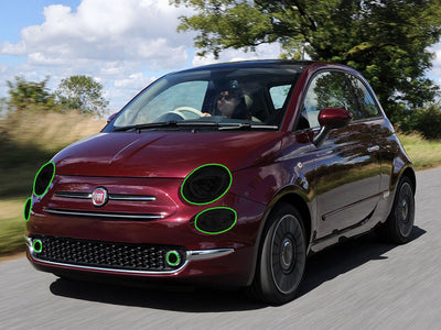 fiat 500 2012-2019 Headlight Tint Location