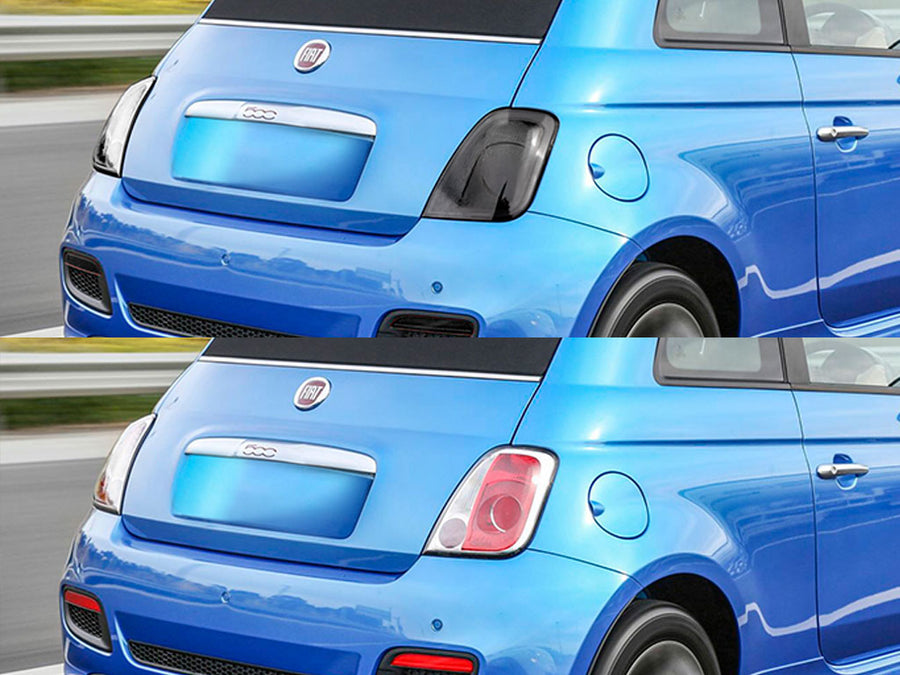 500 Before and After Smoked Taillights