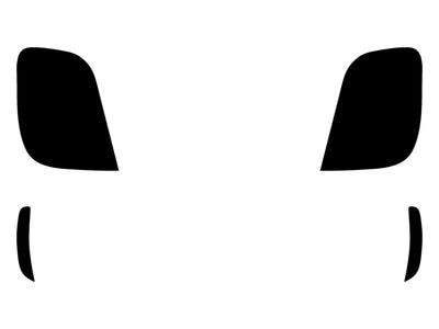 500 (abarth) Precut Tail Light Tint Diagram