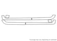 500l 3M Clear Bra Door Cup Precut PPF Diagram