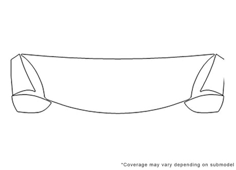 500l Avery Dennison Clear Bra Hood Precut PPF Diagram