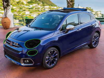 fiat 500x 2016-2024 Headlight Tint Location
