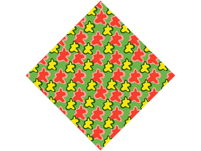 Field Frolic Abstract Vinyl Wrap Pattern