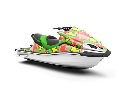 Field Frolic Abstract Jet Ski Vinyl Customized Wrap
