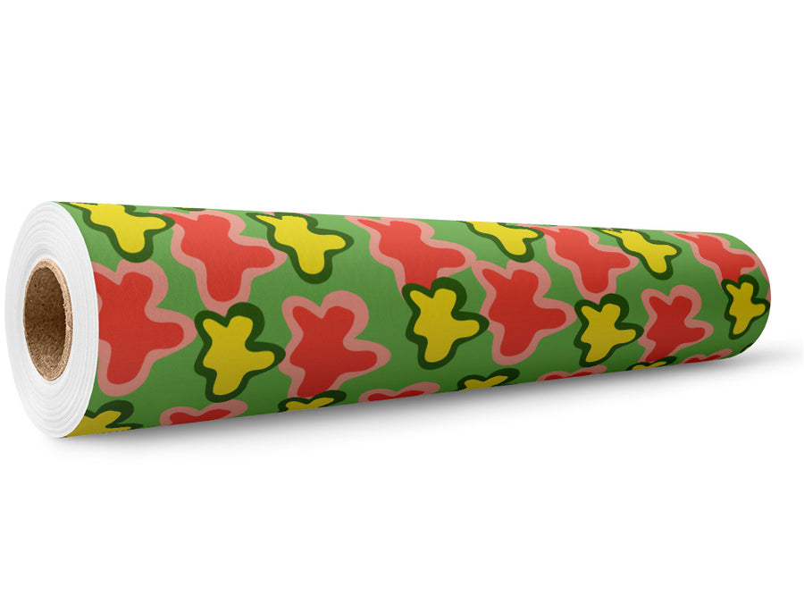 Field Frolic Abstract Wrap Film Wholesale Roll~Rwraps Series 914 Digitally Printed Vinyl Roll~5