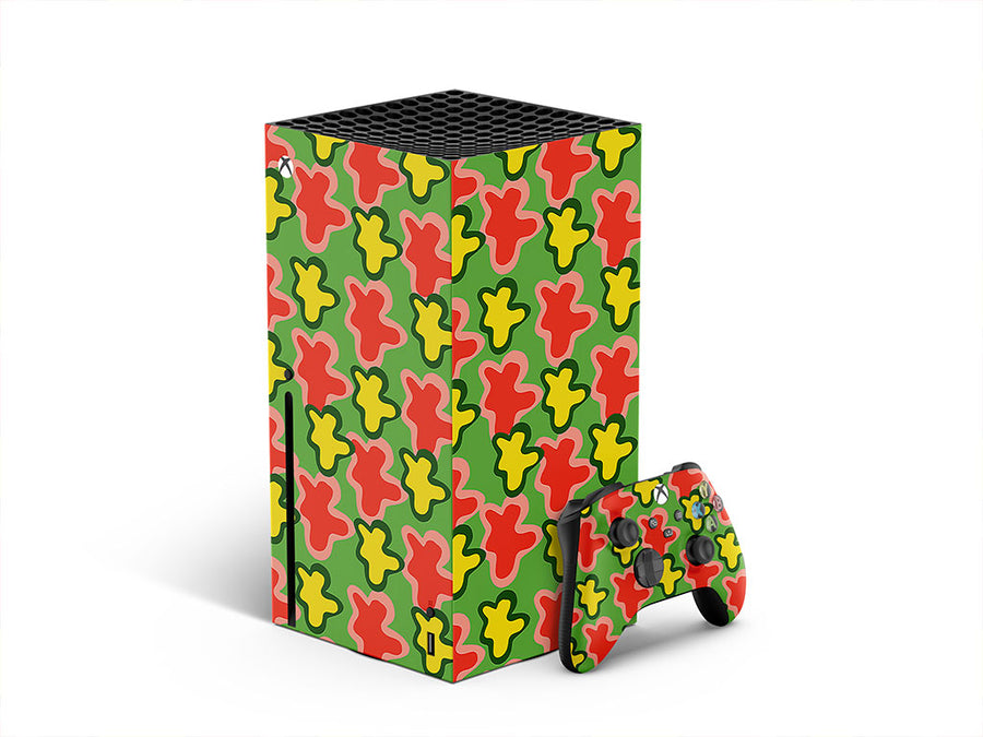 field frolic abstract geometric XBOX DIY Decal