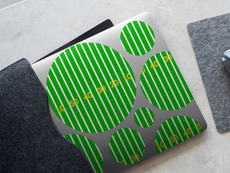 field run sport DIY Laptop Stickers
