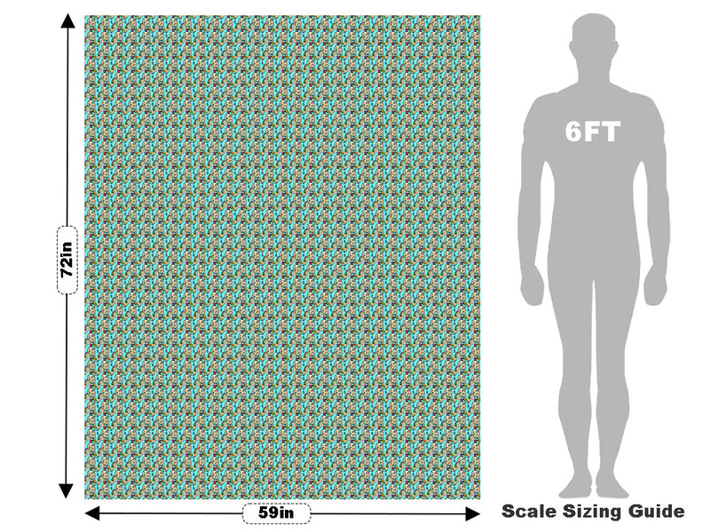 Fiendish Family Zombie Vehicle Wrap Scale~Rwraps Series 914 Fiendish Family Zombie Measurements~1