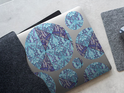 fierce allies art deco DIY Laptop Stickers