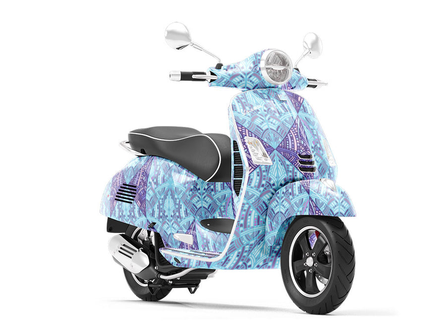 Fierce Allies Art Deco Vespa Scooter Wrap Film